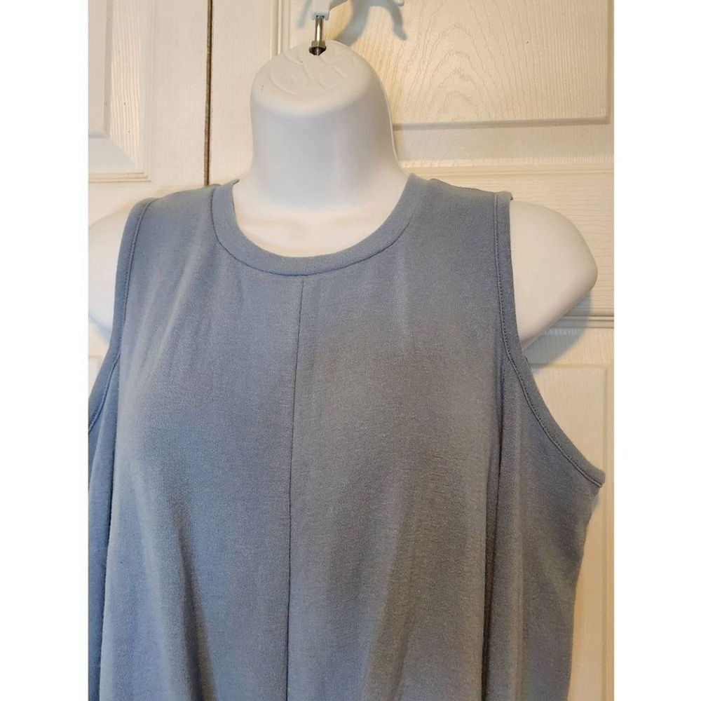 Michael Kors Blue Cold Shoulder Blouse